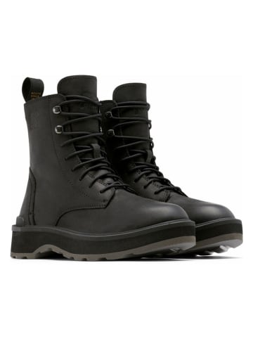 Sorel Leder-Boots "Hi-Line" in Schwarz