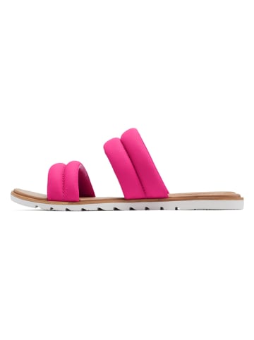 Sorel Leren slippers "Ella II" roze