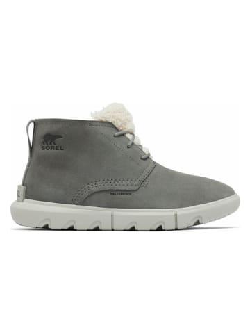 Sorel Leder-Boots "Explorer Next" in Grau