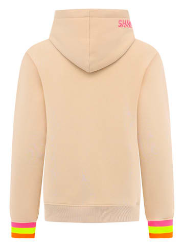 Zwillingsherz Hoodie "Always Happy" beige