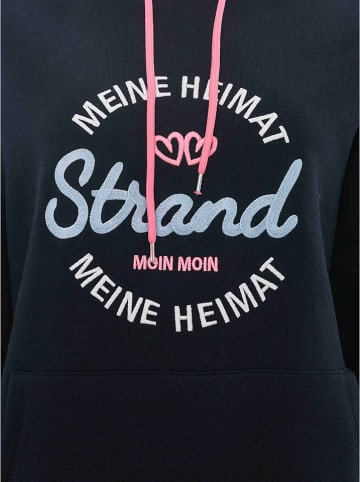 Zwillingsherz Bluza "Meine Heimat" w kolorze granatowym
