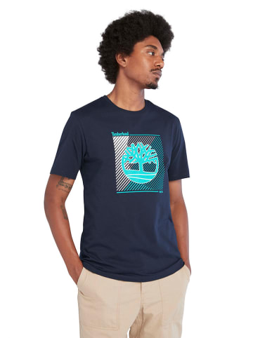 Timberland Koszulka "Graphic" w kolorze granatowym
