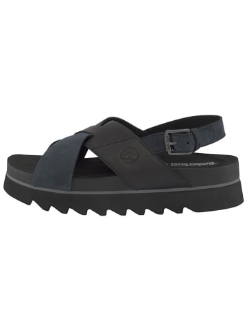 Timberland Leder-Sandalen "Santa Monica" in Schwarz