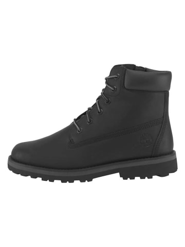 Timberland Leder-Boots "Courma Kid Traditional" in Schwarz