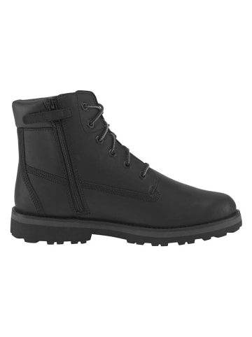 Timberland Leder-Boots "Courma Kid Traditional" in Schwarz