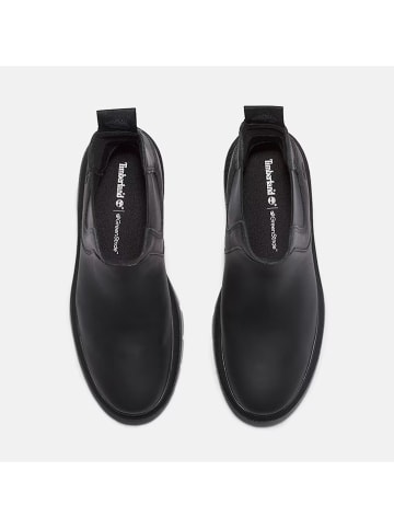 Timberland Leder Chelsea-Boots "Cortina Valley Mid" in Schwarz