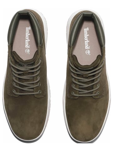 Timberland Leder-Sneakers "Maple Grove" in Khaki