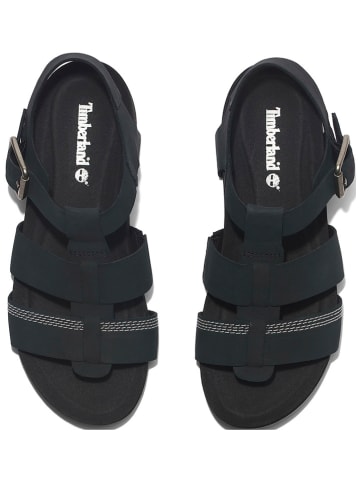 Timberland Skórzane sandały "Malibu Waves 2.0" w kolorze czarnym