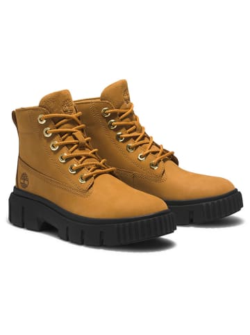 Timberland Leren boots "Greyfield" camel/zwart