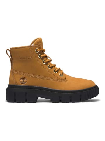 Timberland Skórzane botki "Greyfield" w kolorze jasnobrązowym