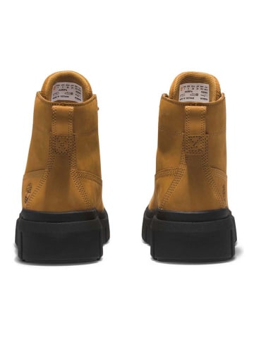 Timberland Skórzane botki "Greyfield" w kolorze jasnobrązowym