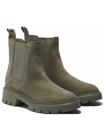 Timberland Leder-Chelsea-Boots "Greyfield" in Khaki