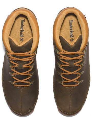 Timberland Leren boots "Euro Trekker" bruin/geel