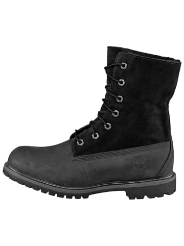 Timberland Leder-Boots "Authentics Teddy" in Schwarz/ Anthrazit