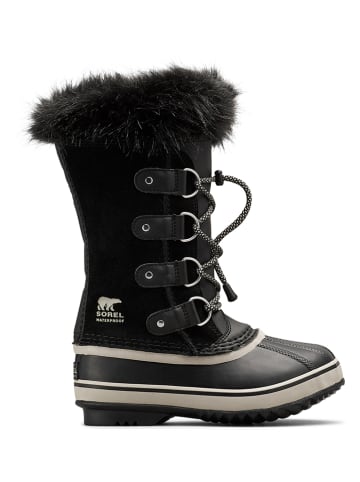 Sorel Leren winterlaarzen "Joan Of Arctic" zwart