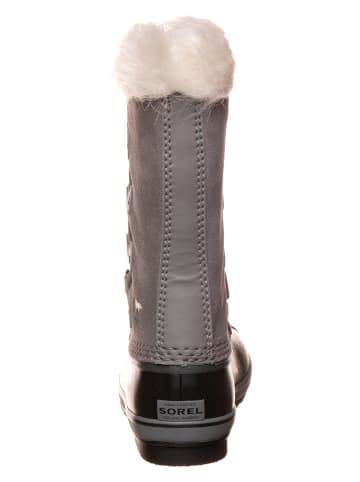 Sorel Leren winterlaarzen "Joan Of Arctic" grijs