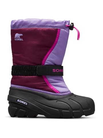 Sorel Winterlaarzen "Flurry" paars/rood
