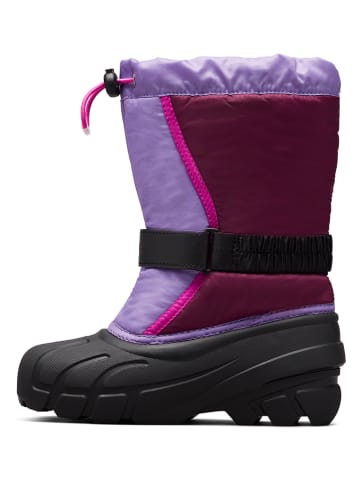 Sorel Winterlaarzen "Flurry" paars/rood