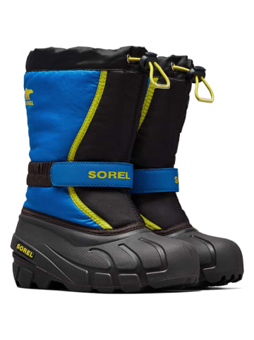 Sorel Kozaki zimowe "Flurry" w kolorze czarno-niebieskim