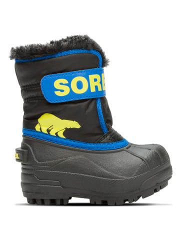 Sorel Winterboots "Snow Commander" zwart/blauw