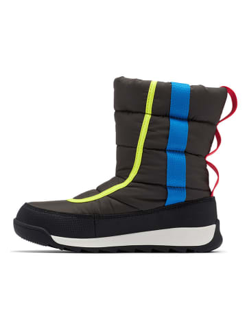 Sorel Winterboots "Whitney II Puffy" in Schwarz/ Blau/ Gelb