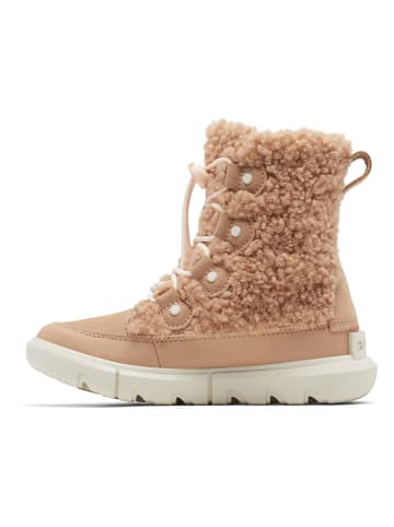 Sorel Botki zimowe "Explorer Next Cozy" w kolorze beżowym