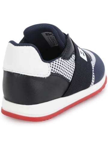 Hugo Boss Kids Sneakers donkerblauw/wit/zwart