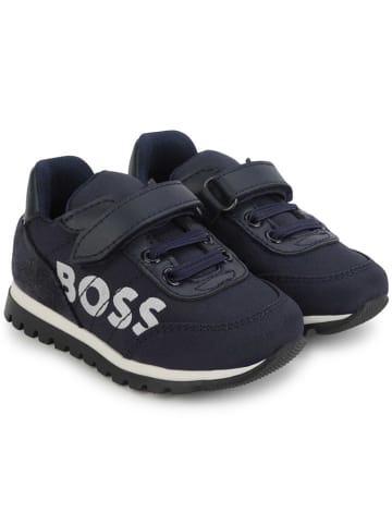 Hugo Boss Kids Sneakers donkerblauw