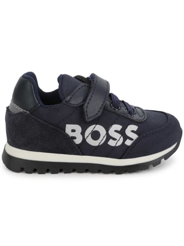 Hugo Boss Kids Sneakers donkerblauw
