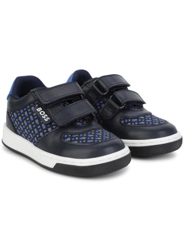 Hugo Boss Kids Sneakers donkerblauw/kaki