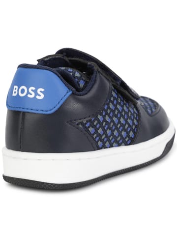 Hugo Boss Kids Sneakers in Dunkelblau/ Khaki