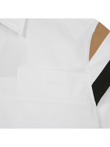 Hugo Boss Kids Koszula w kolorze czarno-biało-jasnobrązowym