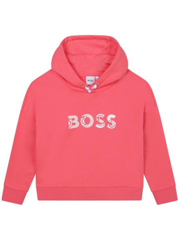 Hugo Boss Kids Hoodie in Pink