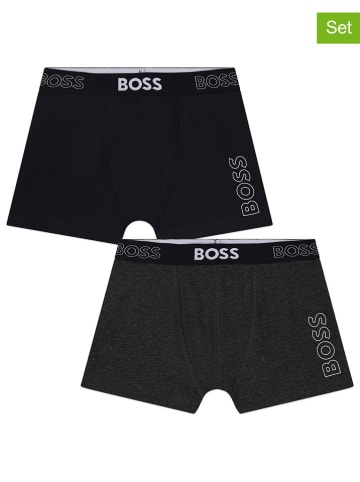 Hugo Boss Kids 2er-Set: Boxershorts in Schwarz
