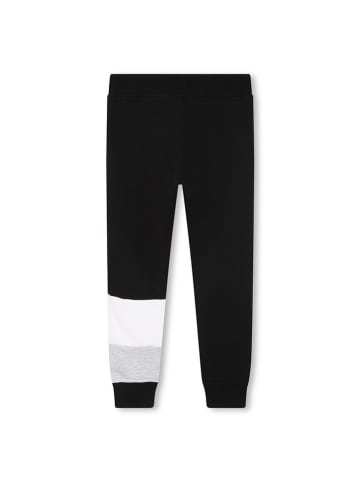 Hugo Boss Kids Spodnie dresowe w kolorze biało-czarno-szarym