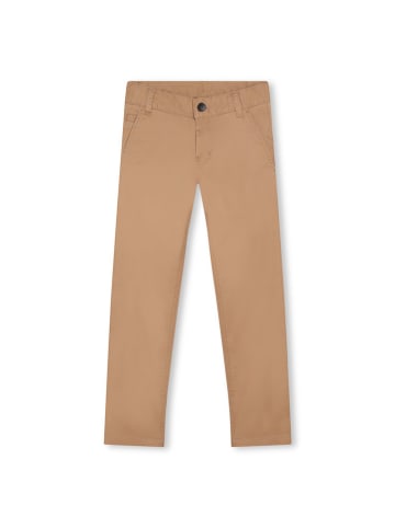 Hugo Boss Kids Spodnie chino w kolorze beżowym