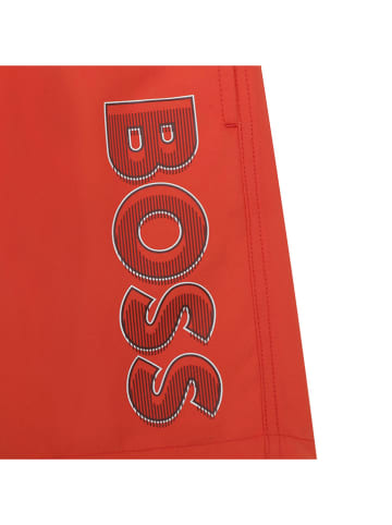 Hugo Boss Kids Szorty kąpielowe w kolorze pomarańczowym