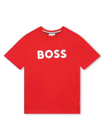 Hugo Boss Kids Koszulka w kolorze czerwonym