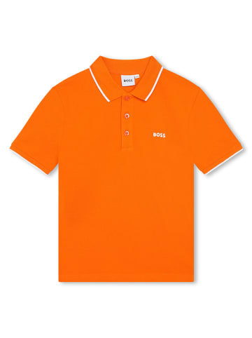 Hugo Boss Kids Koszulka polo w kolorze pomarańczowym