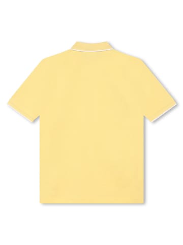Hugo Boss Kids Koszulka polo w kolorze żółtym