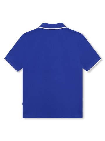Hugo Boss Kids Koszulka polo w kolorze niebieskim
