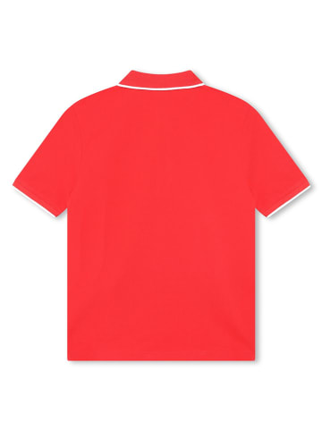 Hugo Boss Kids Koszulka polo w kolorze czerwonym