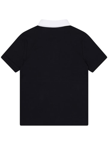 Hugo Boss Kids Koszulka polo w kolorze biało-czarnym