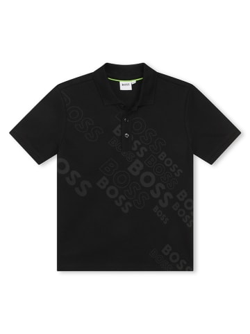 Hugo Boss Kids Koszulka polo w kolorze czarnym