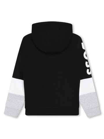 Hugo Boss Kids Bluza w kolorze szaro-biało-czarnym