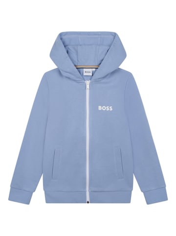 Hugo Boss Kids Bluza w kolorze błękitnym