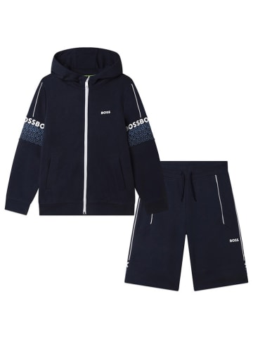 Hugo Boss Kids 2-delige outfit donkerblauw