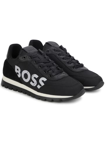 Hugo Boss Kids Sneakers in Schwarz/ Grau
