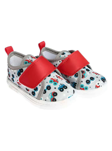First Step Sneakers "Cars" grijs/rood
