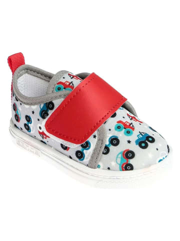 First Step Sneakers "Cars" grijs/rood